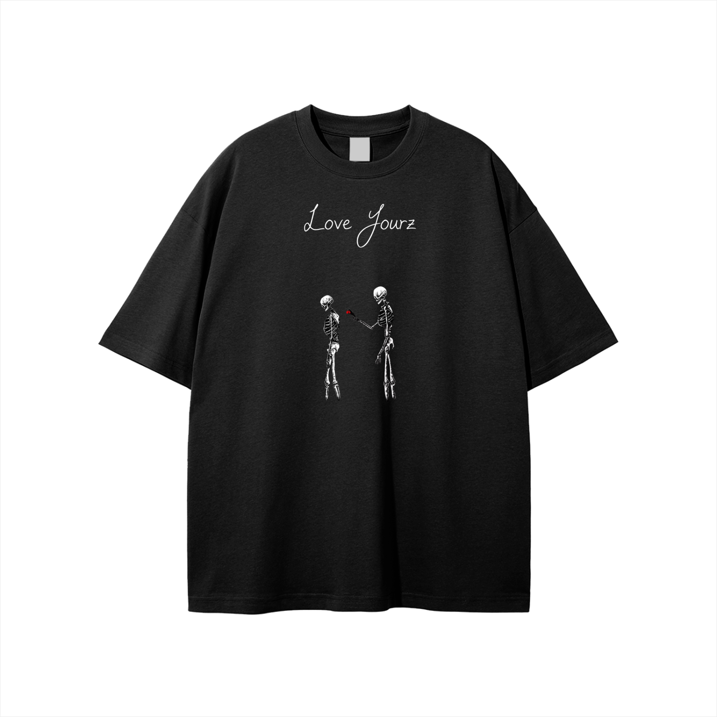 Black T-shirt: Love Yourz