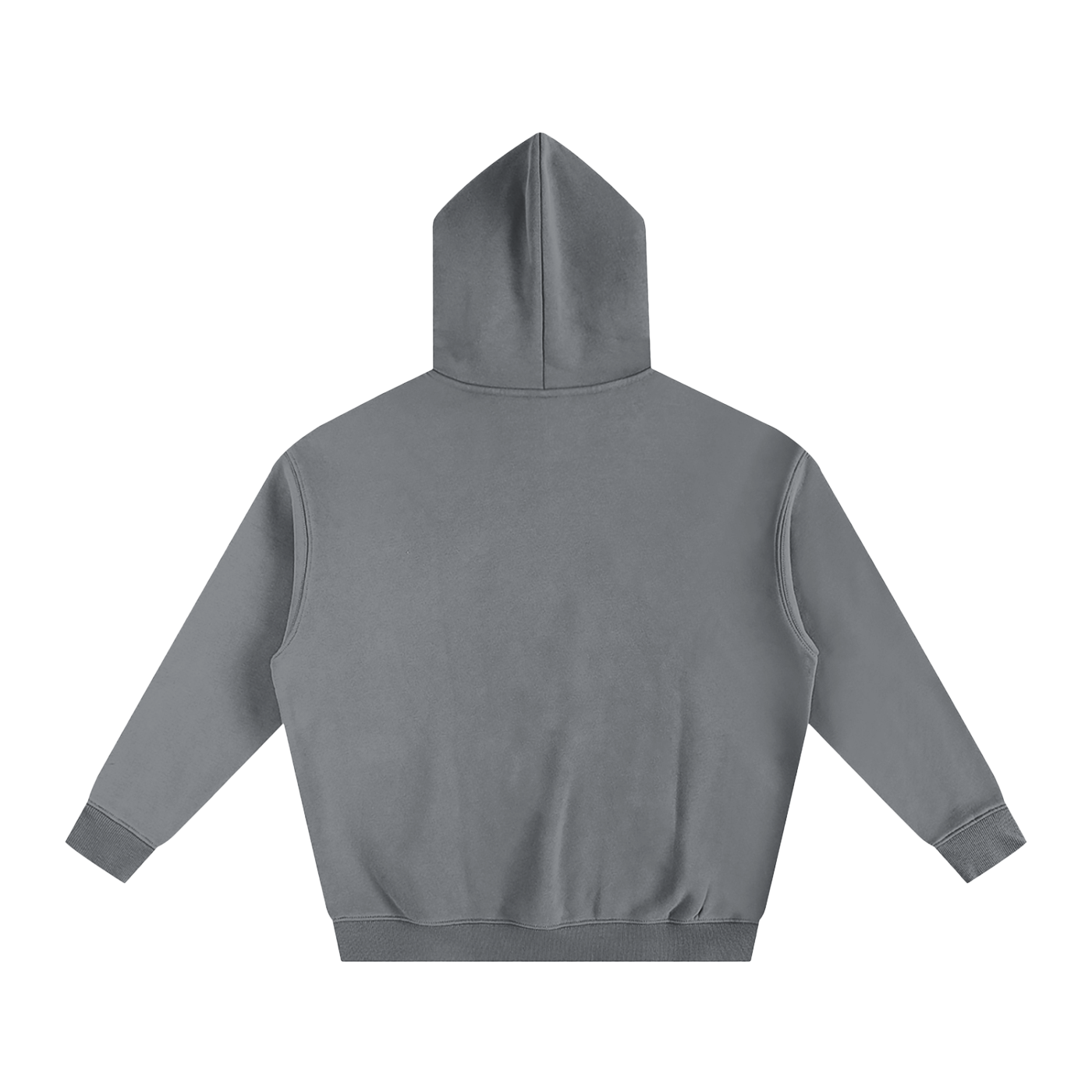 Oversize Fleeced Hoodie: Caution